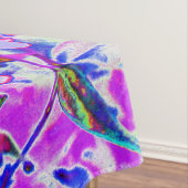 紫トリップ（幻覚体験）のようなとマゼンタの野カラフル花 テーブルクロス (インサイチュ)