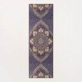 紫トルコ曼荼羅 ヨガマット (裏面)