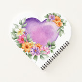 紫ハート ノートブック (裏面)