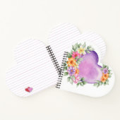 紫ハート ノートブック (内部)