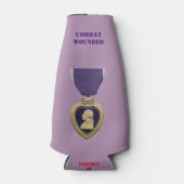 紫ハート ボトルクーラー (正面)