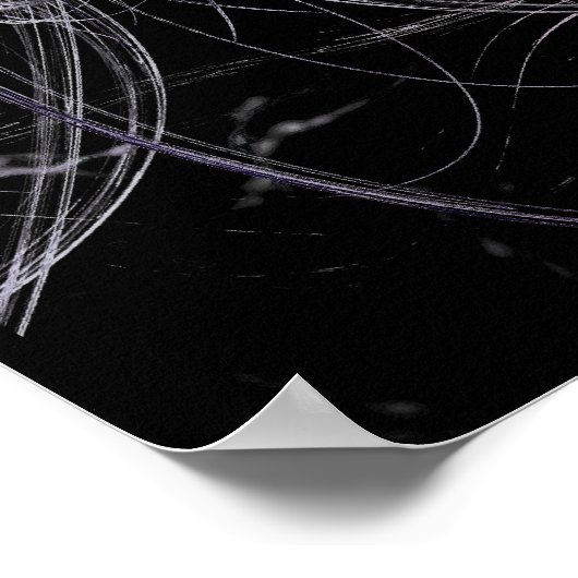 紫ハート ポスター (角)