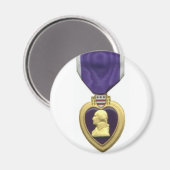 紫ハート マグネット (正面/裏面)