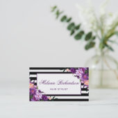 紫バイオレットフローラ美容師アポイントメントSP 予約カード (スタンド正面)