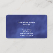 紫バイオレット水彩名刺 名刺 (正面)