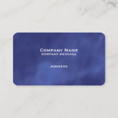 紫バイオレット水彩名刺 名刺 (裏面)