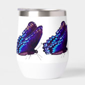 紫バタフライ絶縁飲用ガラス (右面)