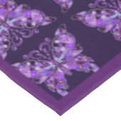 紫バタフライ31テーブルクロス テーブルクロス (アングル)