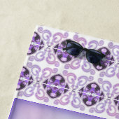 紫バタフライ31ビーチタオル ビーチタオル (インサイチュ)