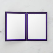 紫バタフライ31空白のカード サンキューカード (内部)