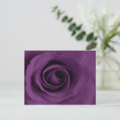 紫バラアート ポストカード (スタンド正面)