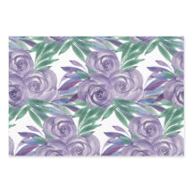 紫バラ水彩手色彩の鮮やか形