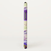 紫パンジーみすぼらしいシックな水色ピンクブルー Case-Mate iPhoneケース (裏面/右)