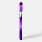 紫パーソナライズされたとオレンジの波 Case-Mate iPhoneケース (裏面 / 右)