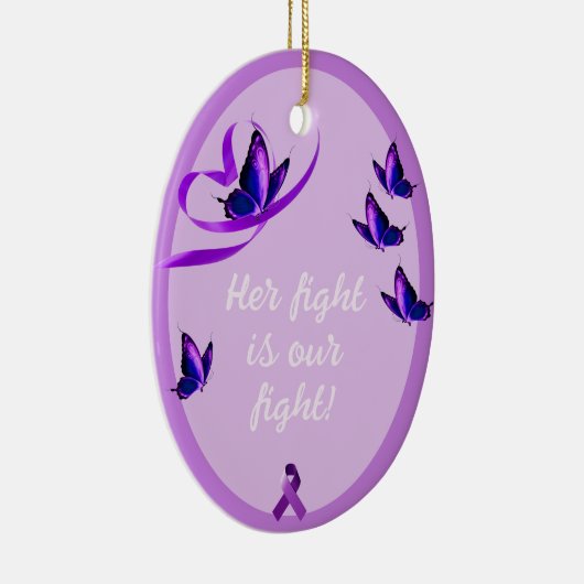 紫パーソナライズされたのハートセラミックまたは セラミックオーナメント (右)