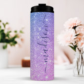 紫パーソナライズされたの輝き タンブラー