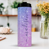 紫パーソナライズされたの輝き タンブラー