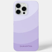 紫パーソナライズされたグラデーシモダンョガーリーン名 Case-Mate iPhoneケース (裏面)