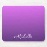 紫パーソナライズされたグラデーション マウスパッド<br><div class="desc">紫パーソナライズされたグラデーション</div>