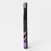 紫パーソナライズされたゴシックスカル Case-Mate iPhoneケース (裏面/左)