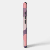 紫パーソナライズされたピンク分子iPhoneケース Case-Mate iPhoneケース (裏面 / 左)