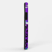 紫パーソナライズされた波流画 Case-Mate iPhoneケース (裏面/右)