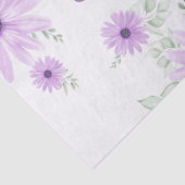 紫パーソナライズされた色の花赤ちゃんシャワー 薄葉紙 (詳細)