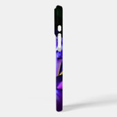 紫パーソナライズされた虹彩花iPhoneケース Case-Mate iPhoneケース (裏面 / 左)
