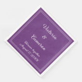 紫パーソナライズされた (コーナー)