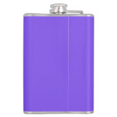 紫パーソナライズされた フラスク (裏面)