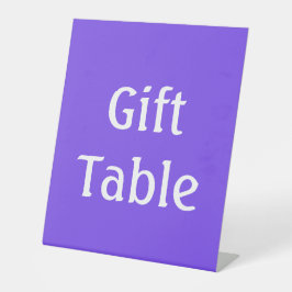 紫パーソナライズされた 台座サイン