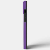 紫パーソナライズされたLAX (ラクロス)ライフ Case-Mate iPhoneケース (裏面 / 左)