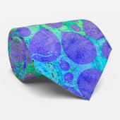 紫パーティーバルーン青グリーン抽象芸術アート ネクタイ (ロール)