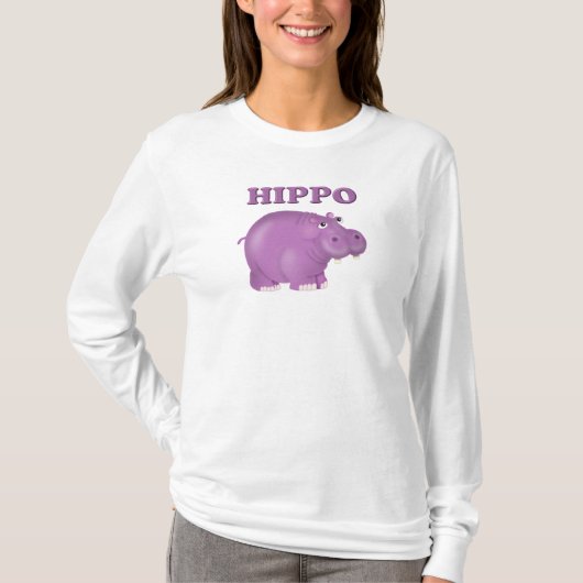 紫ヒッポ Tシャツ (正面)
