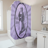 紫ビクトリアンの女色 シャワーカーテン (インサイチュ)