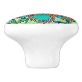 紫ビクトリアン香料 セラミックノブ (側面)