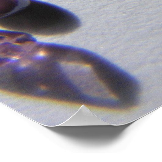 紫ビーズ1 ポスター (角)