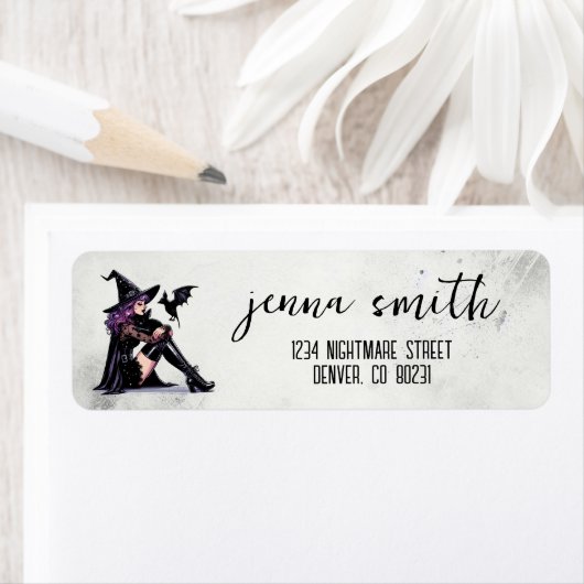 紫ピンアップウィッチ ラベル (インサイチュ)