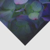 紫ピンクがかった青いアジサイの花フローラ 薄葉紙 (詳細)