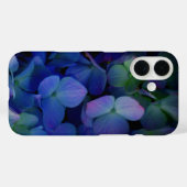 紫ピンクがかった青いアジサイの花フローラ Case-Mate iPhoneケース (裏面 (横))