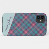 紫ピンクのプライドiPhoneケース Case-Mate iPhoneケース (裏面(横))