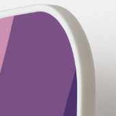 紫ピンクの書道漬け玉パドル ピックルボールラケット (左詳細)