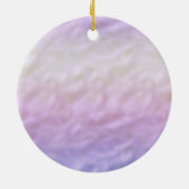紫ピンクグラデーション黒まつ毛やさしさ セラミックオーナメント (裏面)