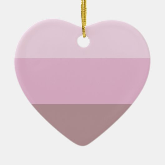 紫ピンクストライプのグラデーション セラミックオーナメント (正面)