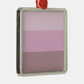 紫ピンクストライプのグラデーション メタルオーナメント (右)