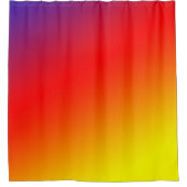 紫ピンク黄 シャワーカーテン (正面)