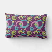 紫ファンキー丸枕 ランバークッション (裏面)