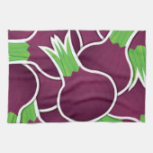 紫ファンキー玉 キッチンタオル (横)