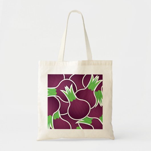 紫ファンキー玉 トートバッグ (正面)