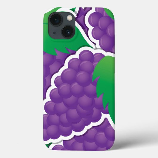 紫ファンキー葡萄 Case-Mate iPhoneケース (裏面)
